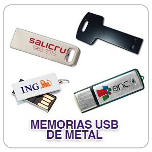 Memorias USB de metal